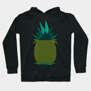 Cartoon pineapple polkadot pattern Hoodie